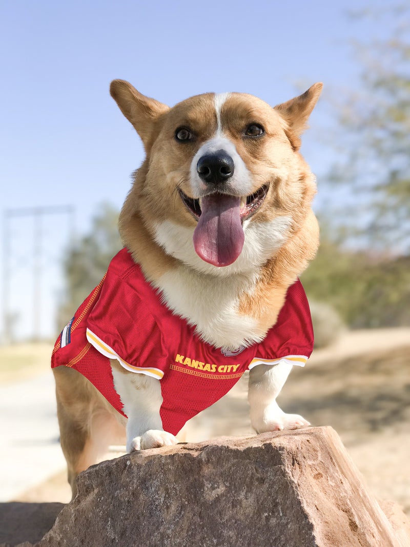 Pets First Kansas City Chiefs NFL Mesh Pet Jersey, Small, Multi-Color - Image 2